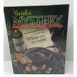 Murder Mystery Board Game A Taste for Wine and Murder NIB